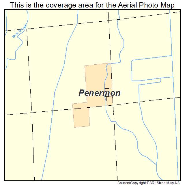 Penermon, MO location map 