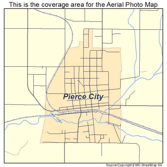 Pierce City, MO location map 