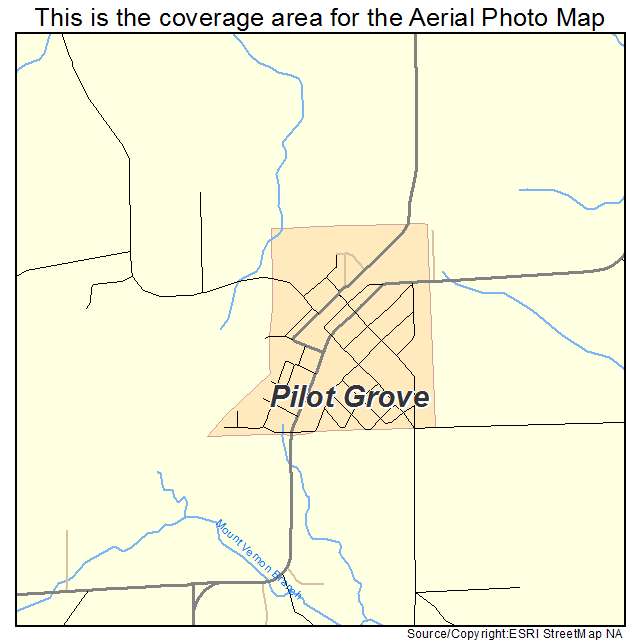 Pilot Grove, MO location map 