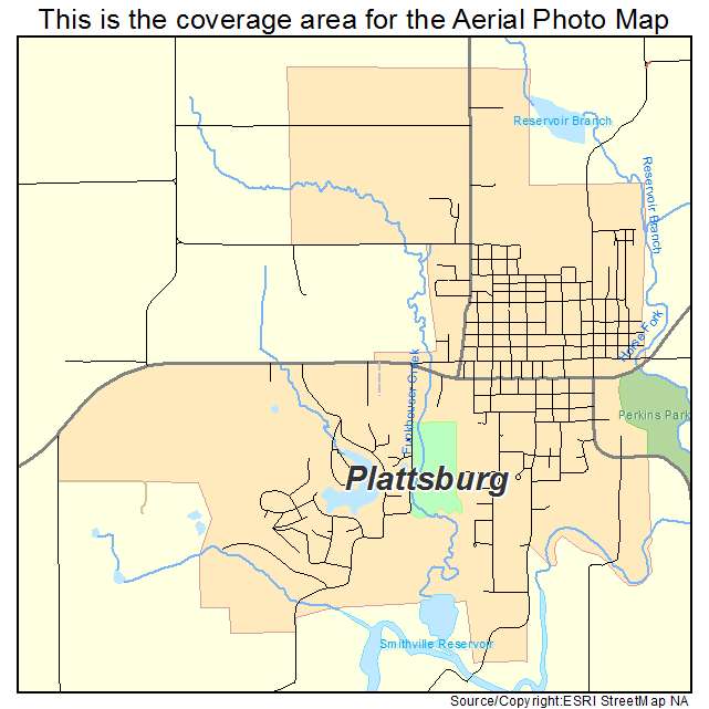 Plattsburg, MO location map 