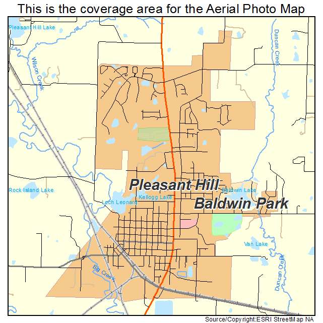 Pleasant Hill, MO location map 