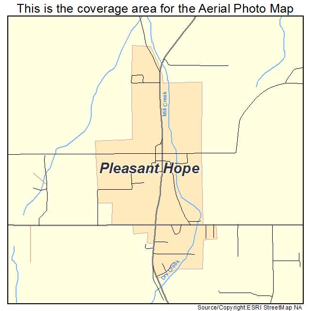 Pleasant Hope, MO location map 