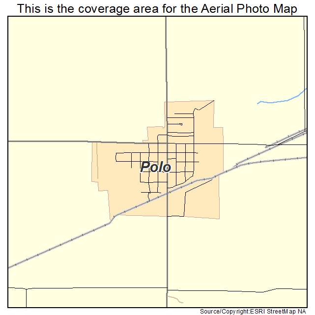 Polo, MO location map 