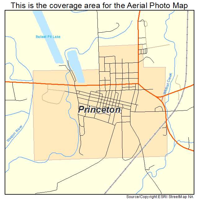 Princeton, MO location map 