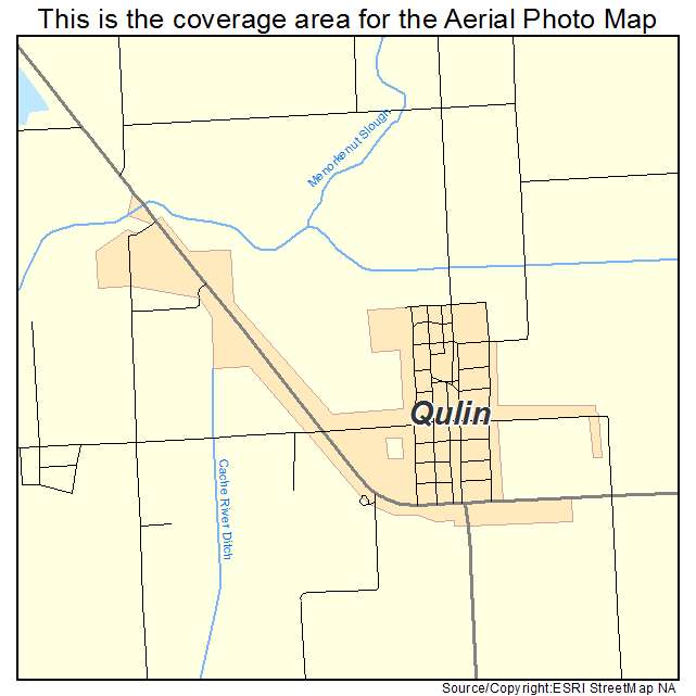 Aerial Photography Map Of Qulin Mo Missouri