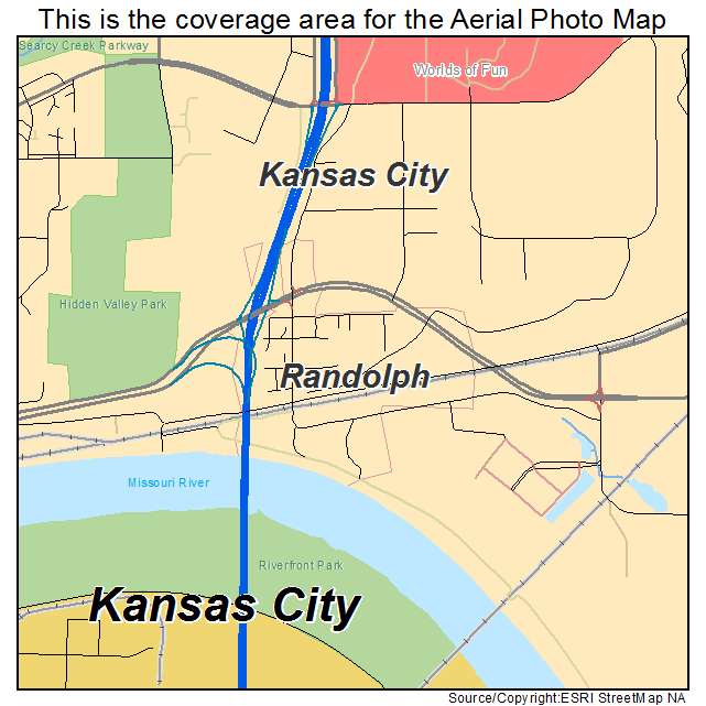 Randolph, MO location map 