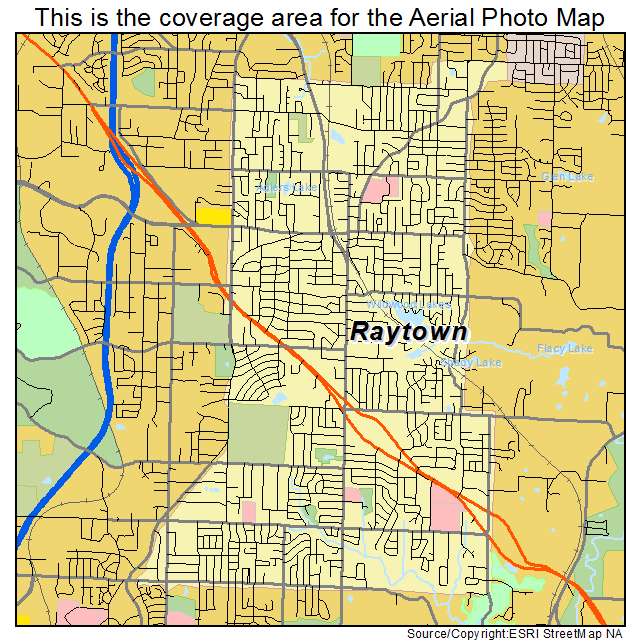 Raytown, MO location map 