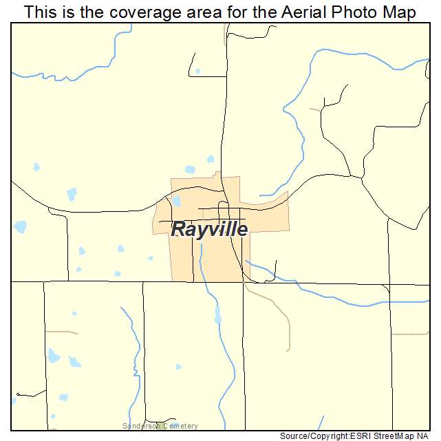 Rayville, MO location map 