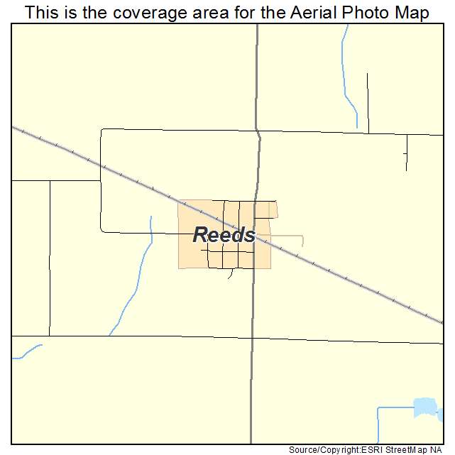 Reeds, MO location map 