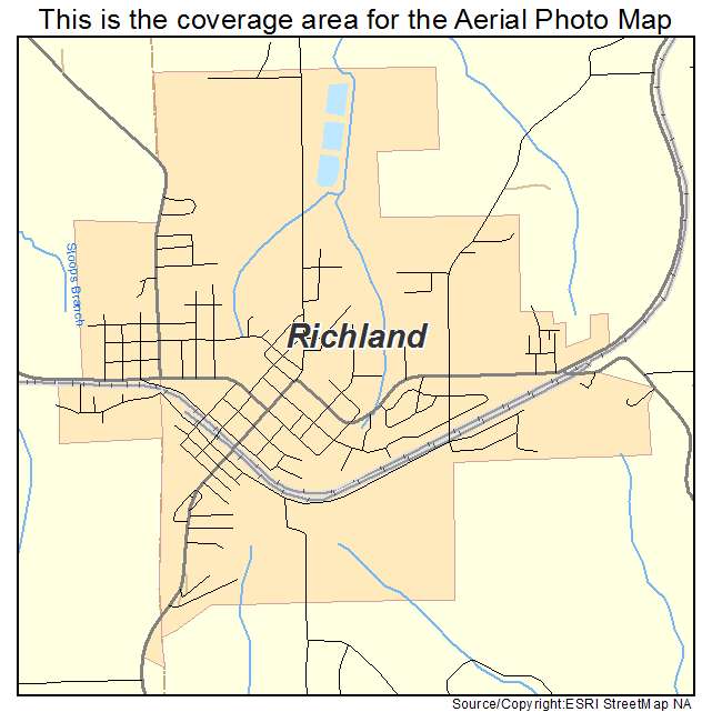 Richland, MO location map 