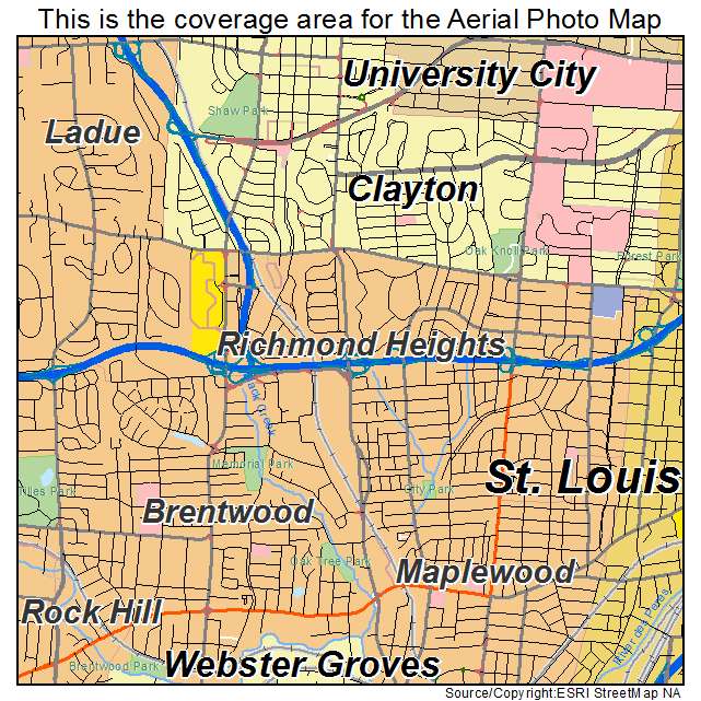 Richmond Heights, MO location map 