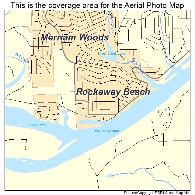 Rockaway Beach, MO location map 