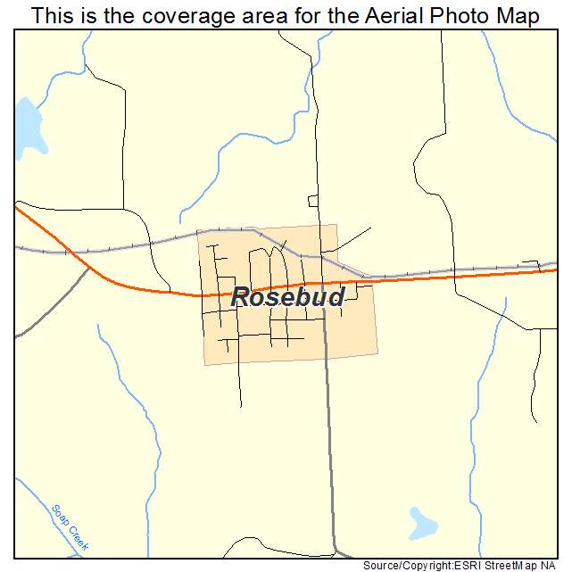 Rosebud, MO location map 