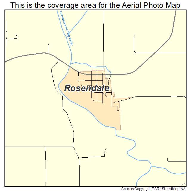 Rosendale, MO location map 