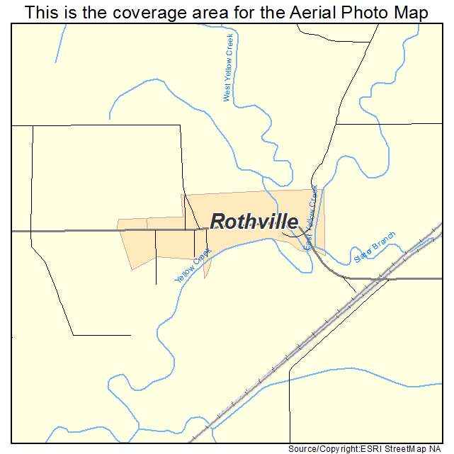 Rothville, MO location map 