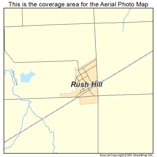 Rush Hill, MO location map 