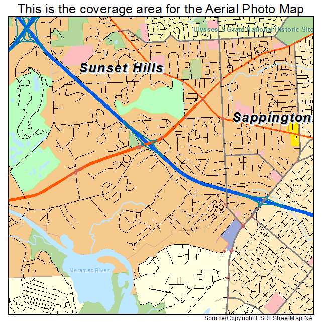 Sappington, MO location map 