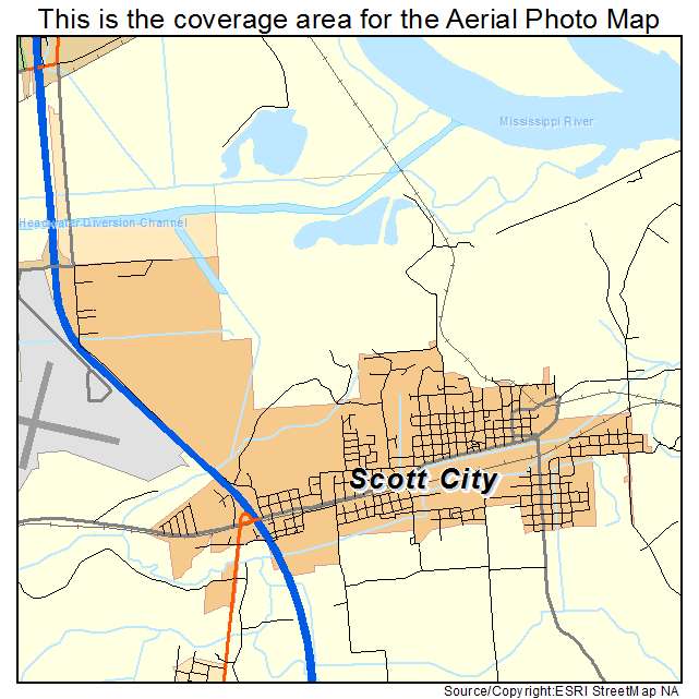 Scott City, MO location map 