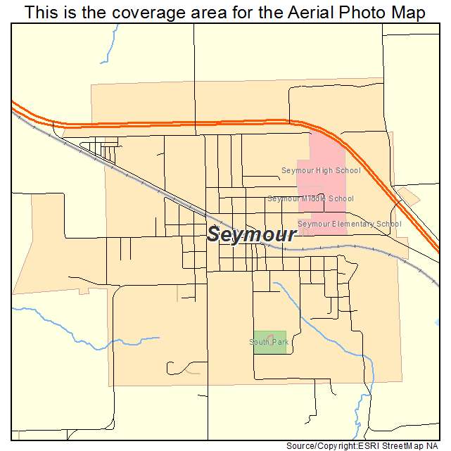 Aerial Photography Map Of Seymour Mo Missouri