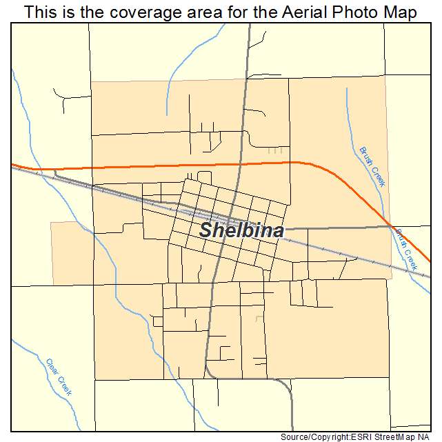Shelbina, MO location map 