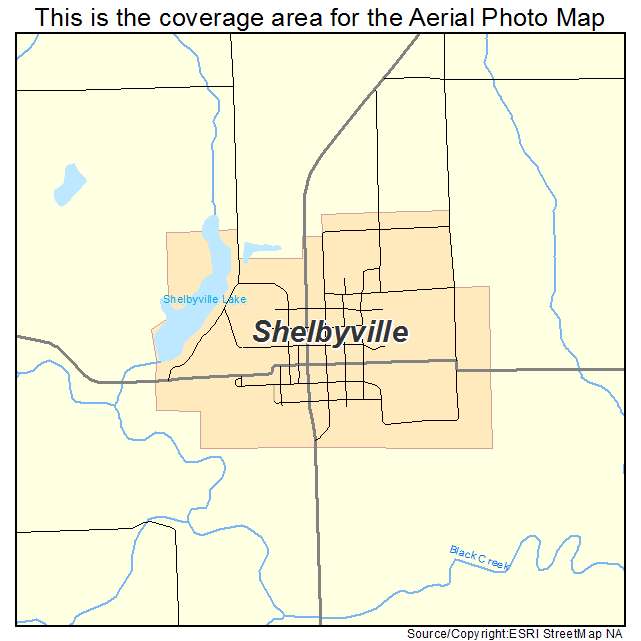 Shelbyville, MO location map 