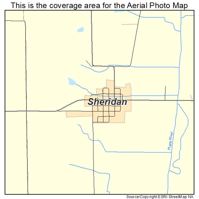 Sheridan, MO location map 