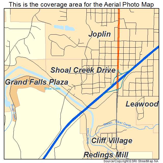 Shoal Creek Drive, MO location map 