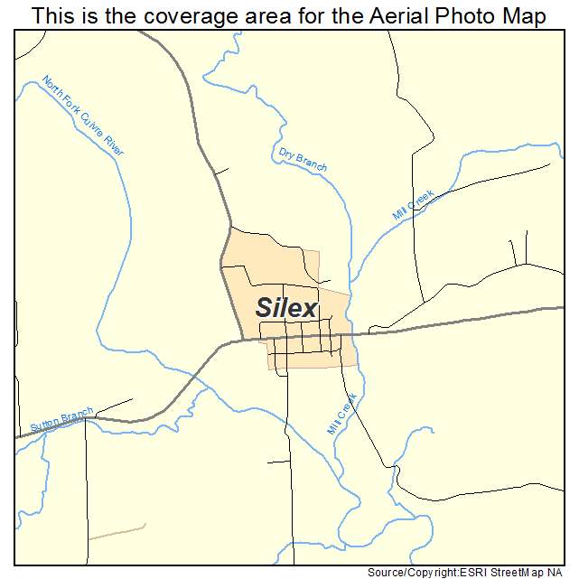 Silex, MO location map 