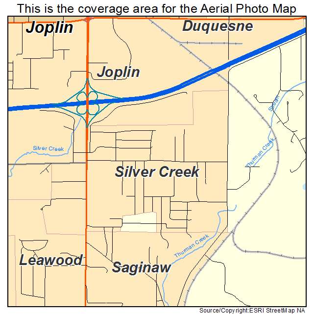 Silver Creek, MO location map 
