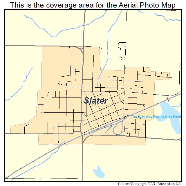 Slater, MO location map 