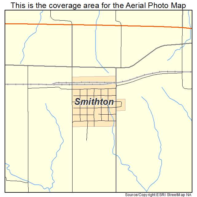 Smithton, MO location map 