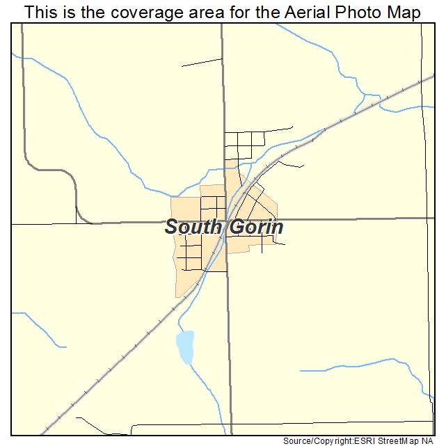 South Gorin, MO location map 