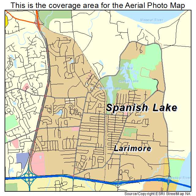 Spanish Lake, MO location map 