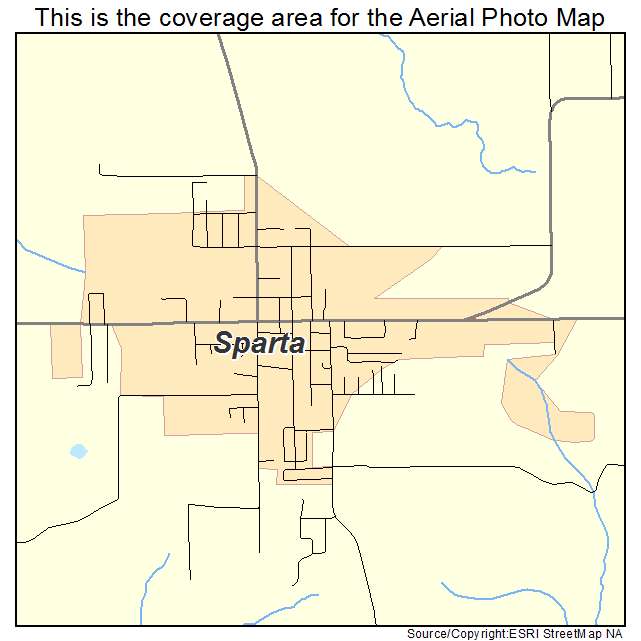 Sparta, MO location map 