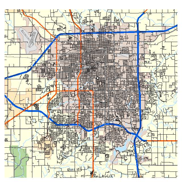 Springfield, MO location map 