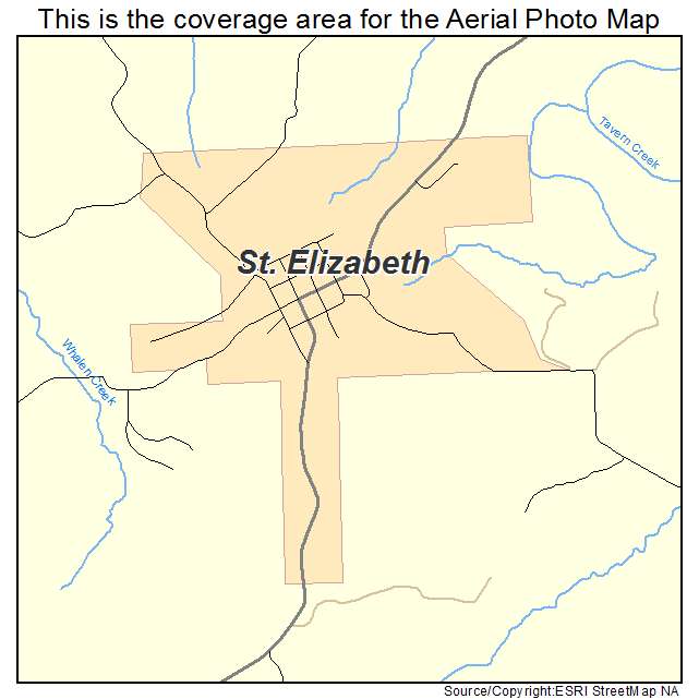 St Elizabeth, MO location map 