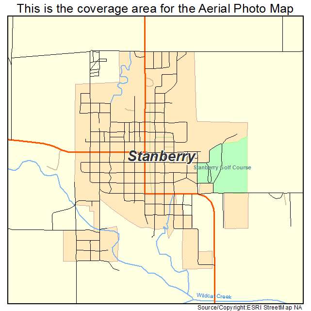 Stanberry, MO location map 