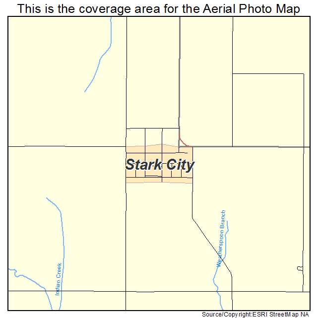 Stark City, MO location map 