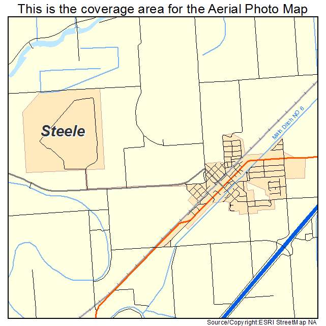 Steele, MO location map 