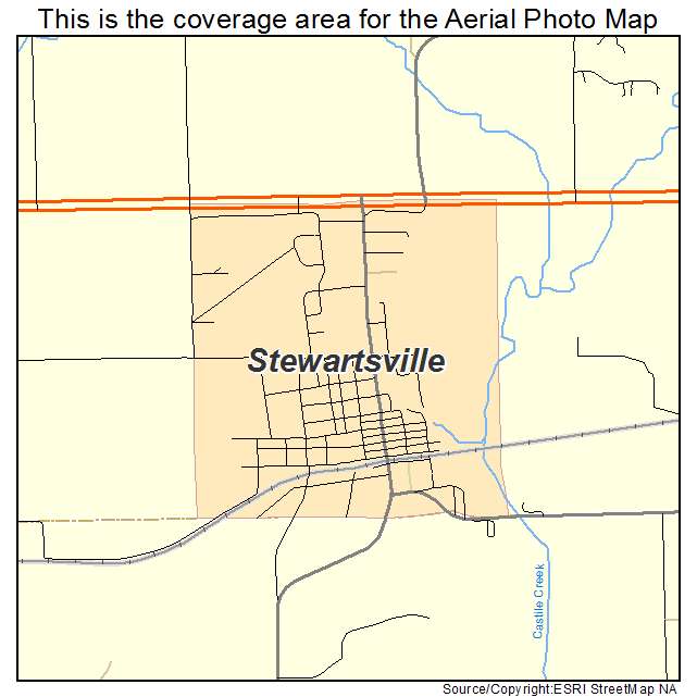 Stewartsville, MO location map 