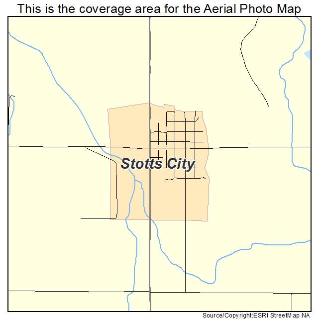 Stotts City, MO location map 