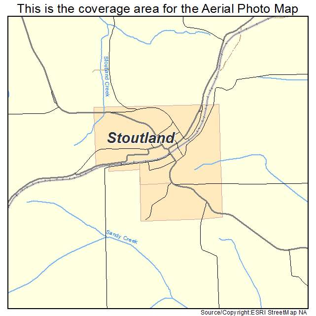 Stoutland, MO location map 
