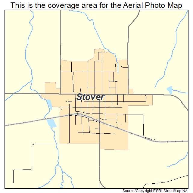 Stover, MO location map 