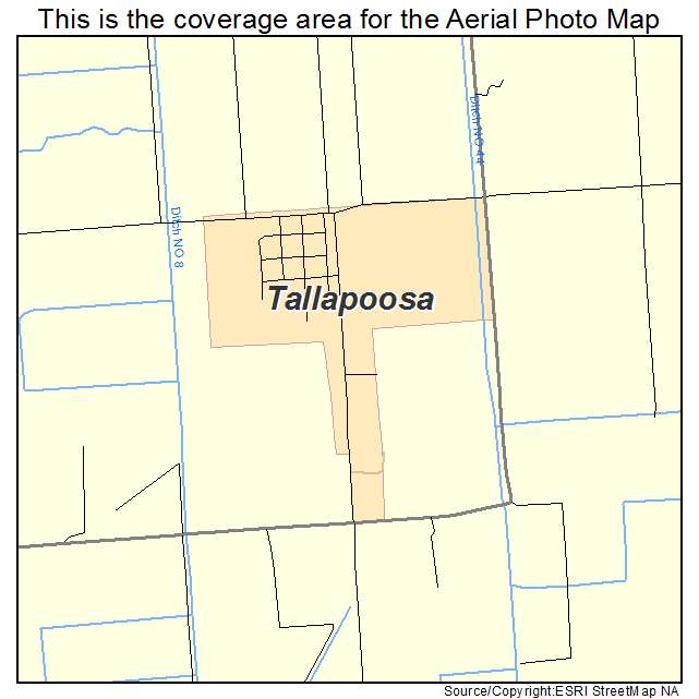 Tallapoosa, MO location map 