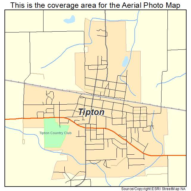 Tipton, MO location map 