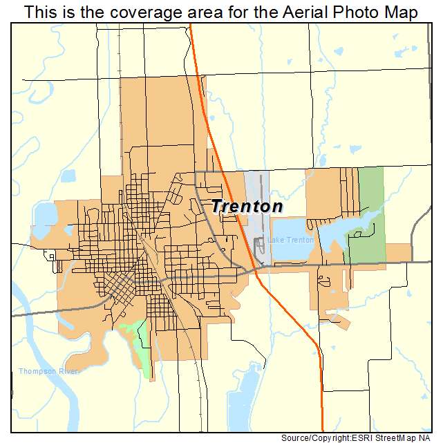 Trenton, MO location map 