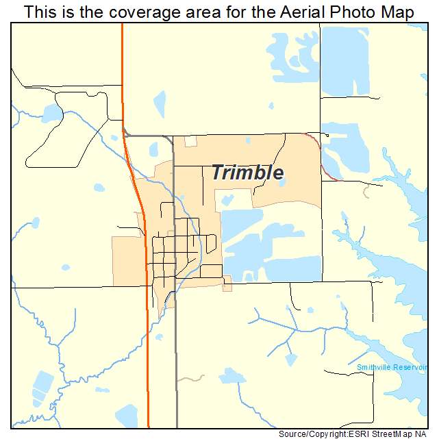Trimble, MO location map 