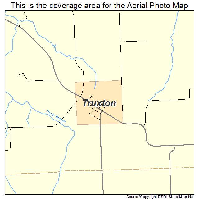 Truxton, MO location map 