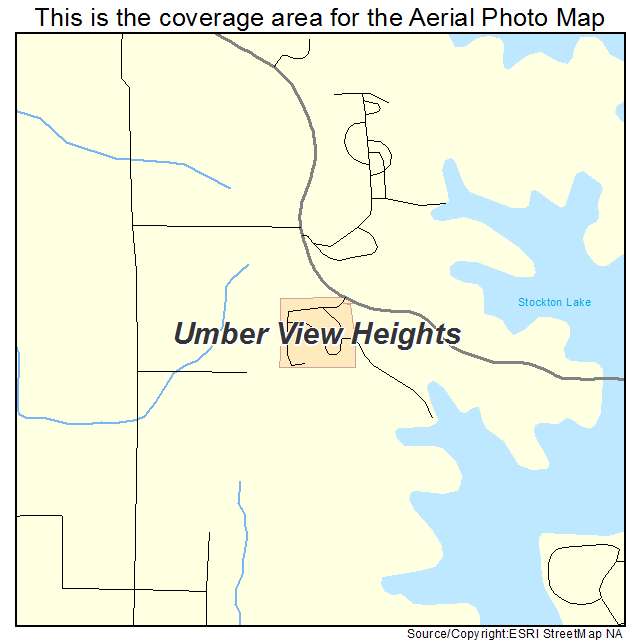 Umber View Heights, MO location map 