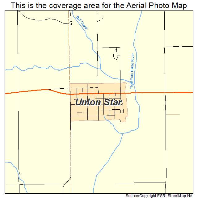 Union Star, MO location map 